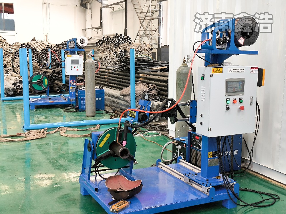 东营石油管道行业客户，一次选购我司CO2法兰自动焊和氩弧自动焊调试完成，客户非常满意。
