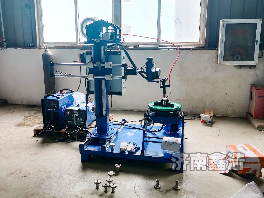 盐城客户订购氩弧自动焊设备，环缝焊接成品美观