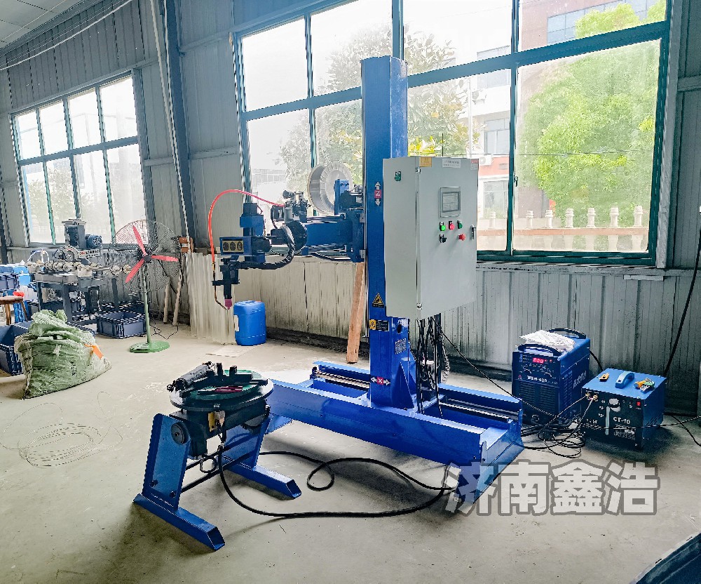 分体式氩弧自动焊，环缝焊接通孔设计，提高效率